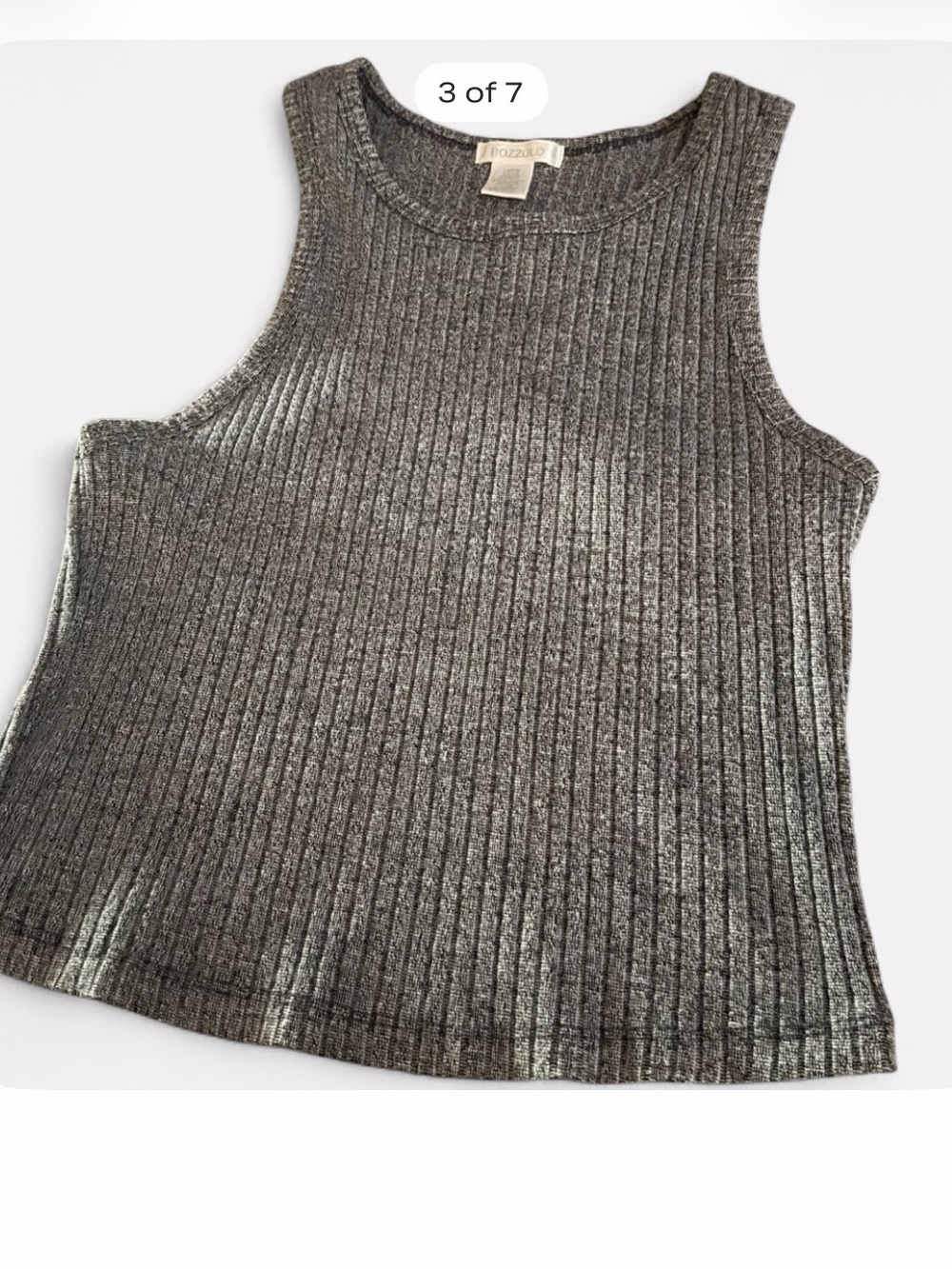 Bozzolo
Grey ribbed halter top
large